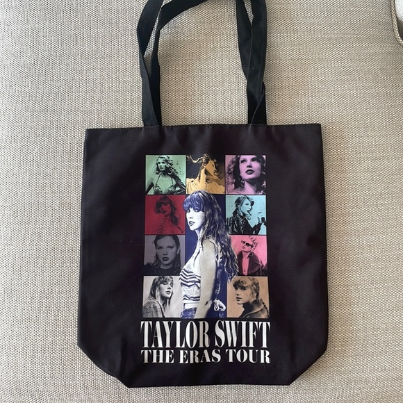 Taylor Swift | Bags | Taylor Swift Eras Tour 223 Black Tote Bag | Poshmark